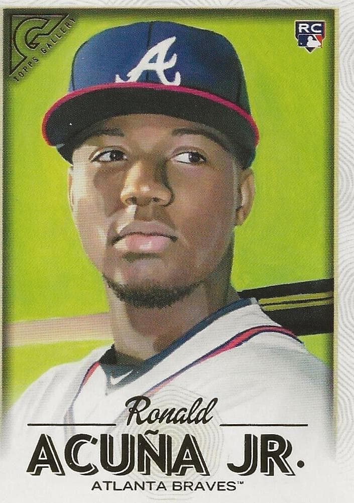 Ronald Acuña Jr. 2018 Topps Gallery rookie card