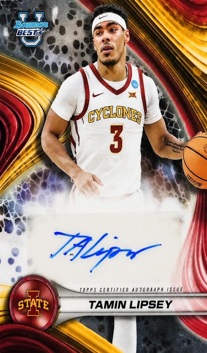 Tamin Lipsey 2024 bowman Bowman's Best University
