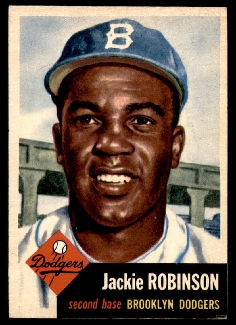 Jackie Robinson 1953 topps Topps