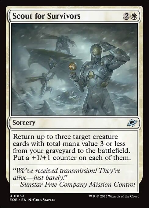 Scout for Survivors 2025 Magic: The Gathering Edge of Eternities
