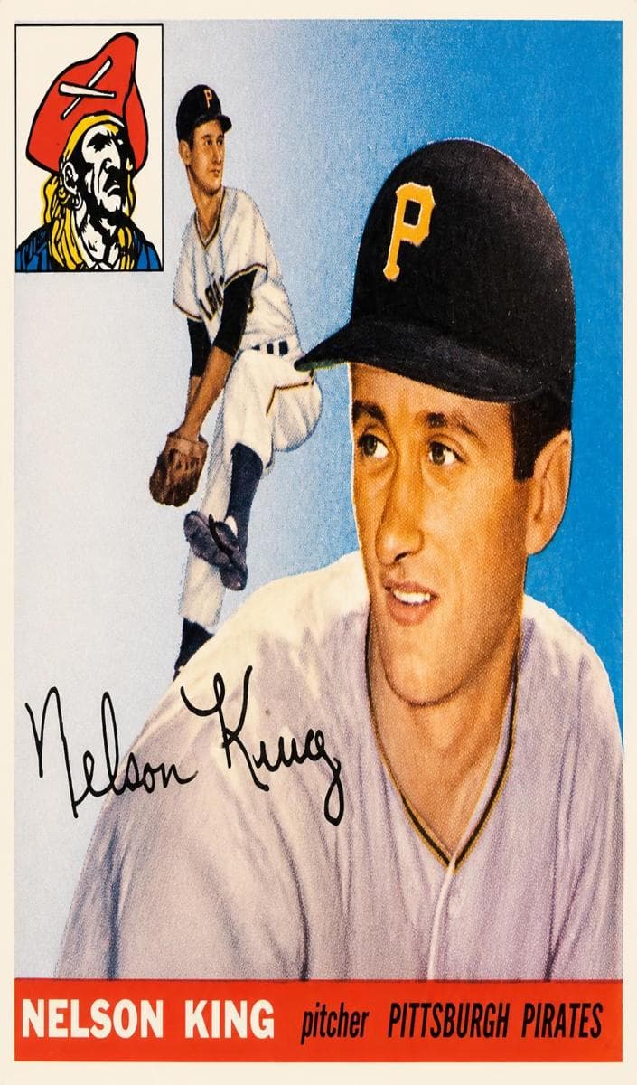 Nelson King 1955 topps Topps