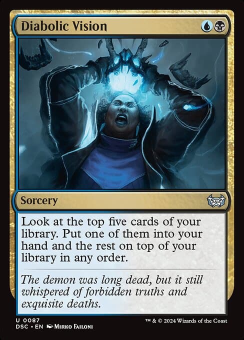 Diabolic Vision 2024 Magic: The Gathering Duskmourn: House of Horror Commander