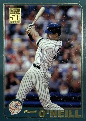 Paul O'Neill 2001 topps