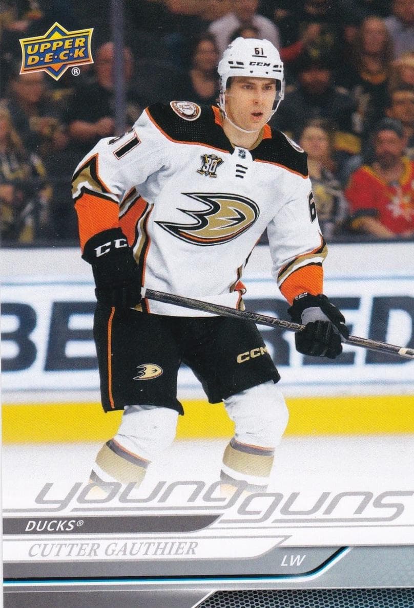Cutter Gauthier trading card
