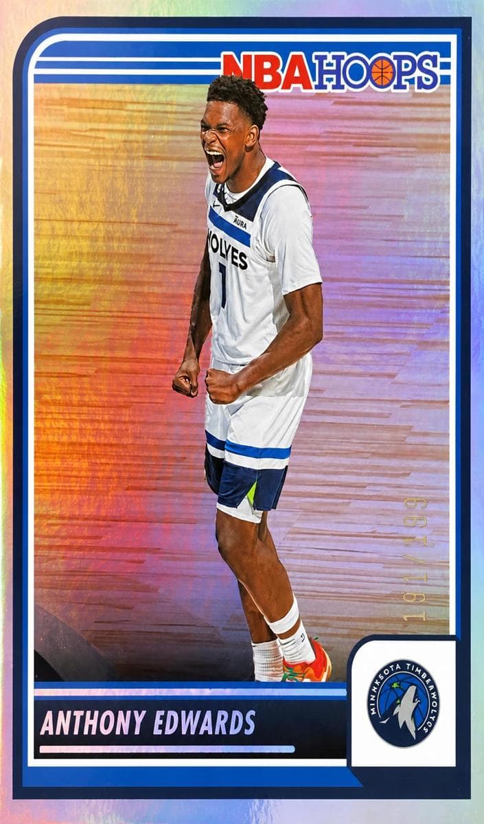 Anthony Edwards 2023 panini Hoops