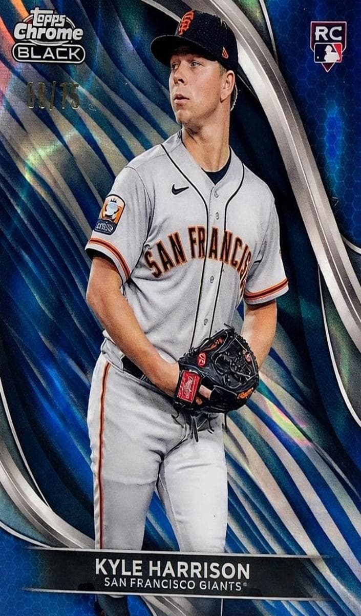 Kyle Harrison 2024 topps Topps Chrome Black