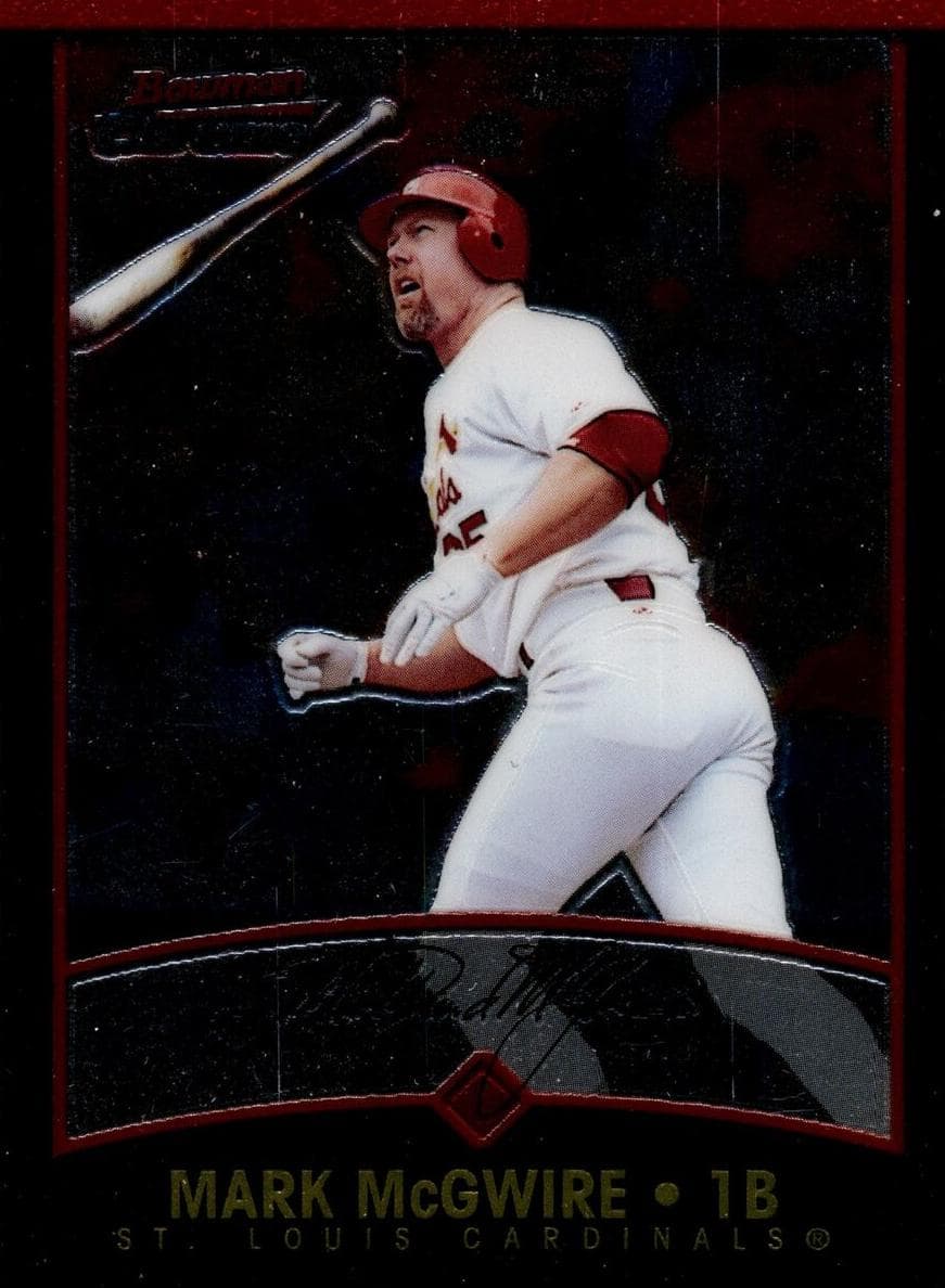 Mark McGwire 2001 bowman Bowman Chrome