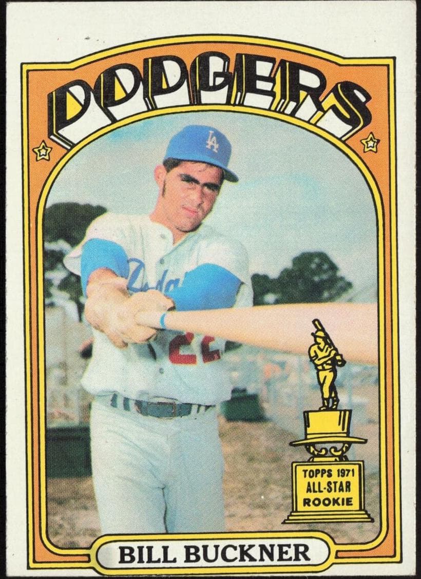 Bill Buckner 1972 topps Topps