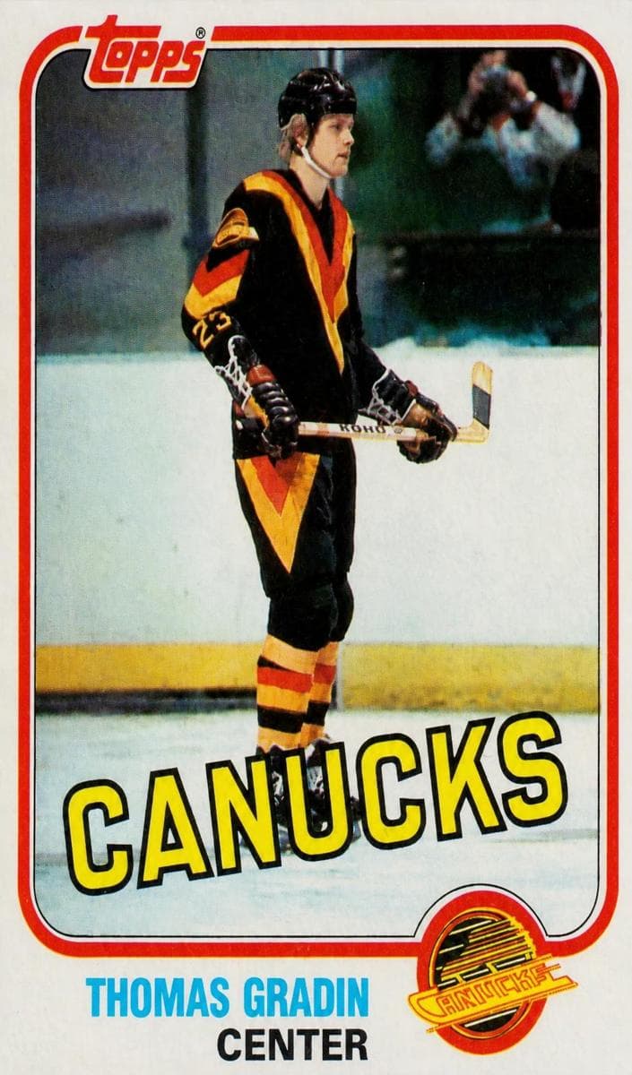Thomas Gradin 1981 topps Topps
