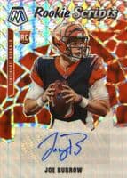 Joe Burrow 2020 panini Mosaic Rookie Scripts