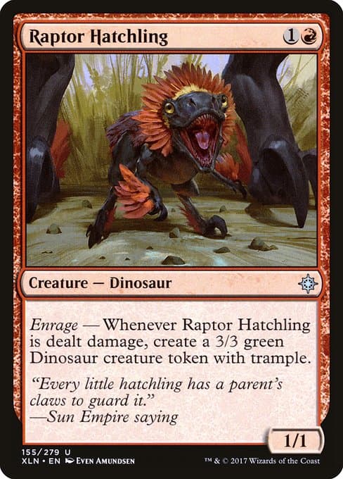 Raptor Hatchling 2017 Magic: The Gathering Ixalan