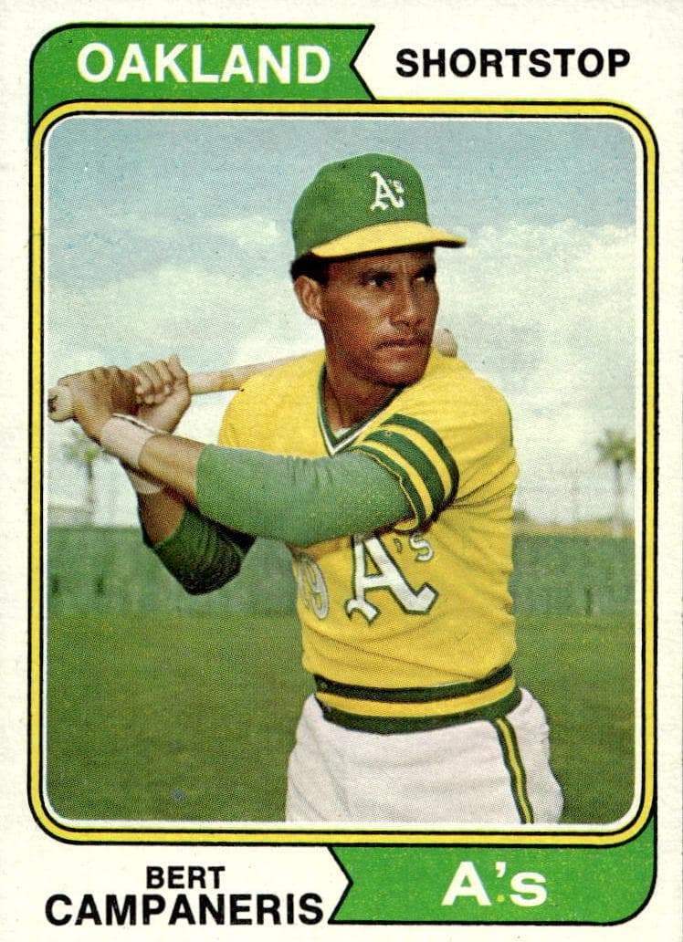 Bert Campaneris 1974 topps Topps
