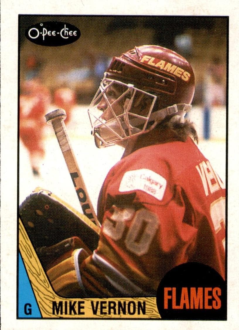 Mike Vernon trading card