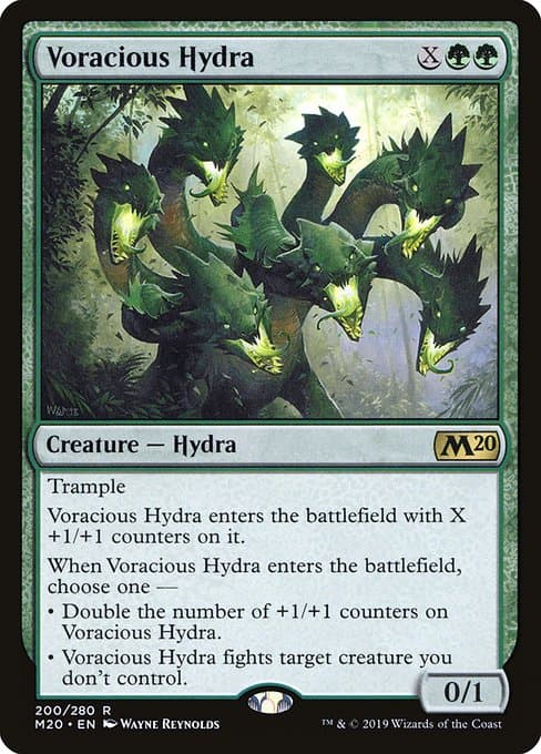 Voracious Hydra 2019 Magic: The Gathering Core Set 2020