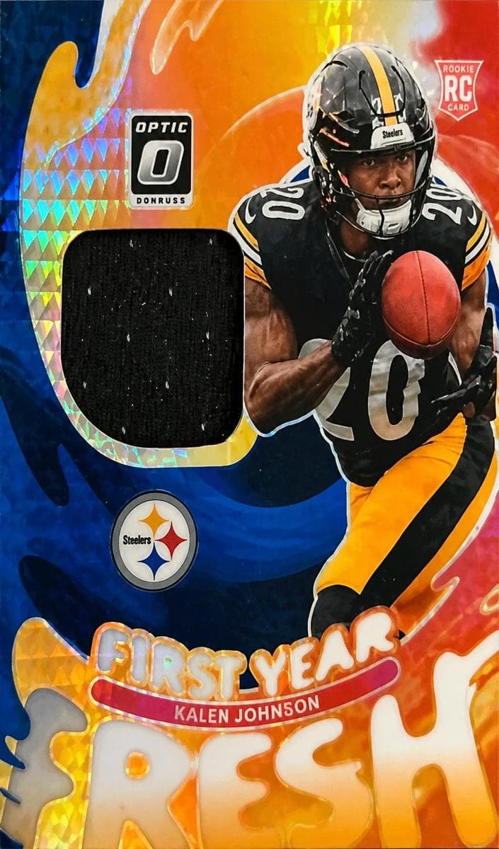 Kaleb Johnson 2025 panini Donruss Optic