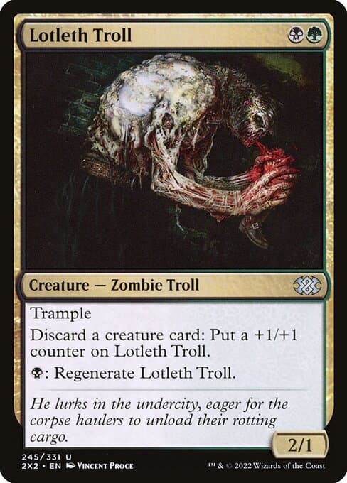 Lotleth Troll 2017 Magic: The Gathering Commander Anthology