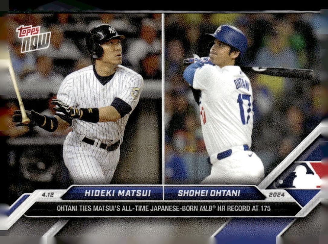 Shohei Ohtani / Hideki Matsui 2024 topps