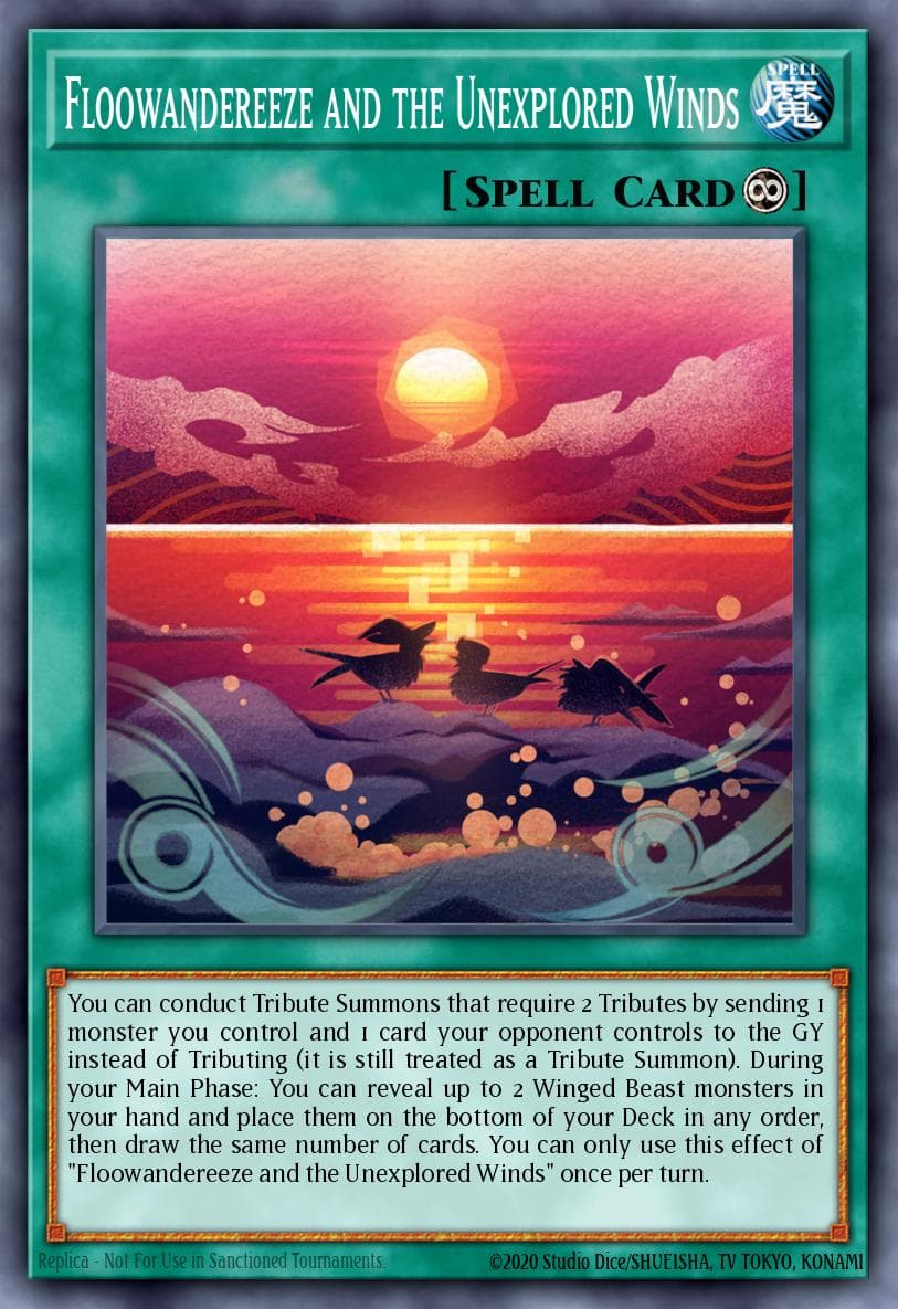 Floowandereeze and the Unexplored Winds 2021 Yu-Gi-Oh! Japanese Burst of Destiny