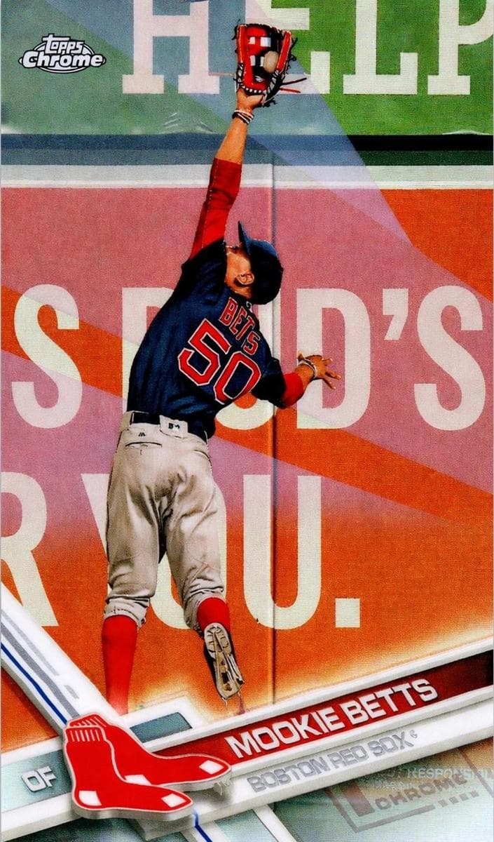 Mookie Betts 2017 topps Topps Chrome