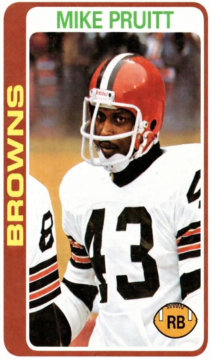 Mike Pruitt 1978 topps Topps