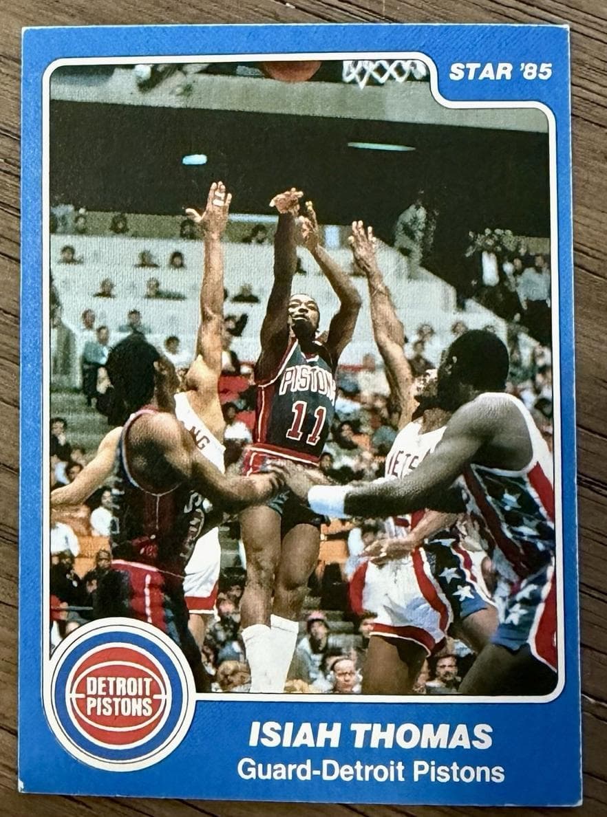 Isiah Thomas 1984 unknown Star