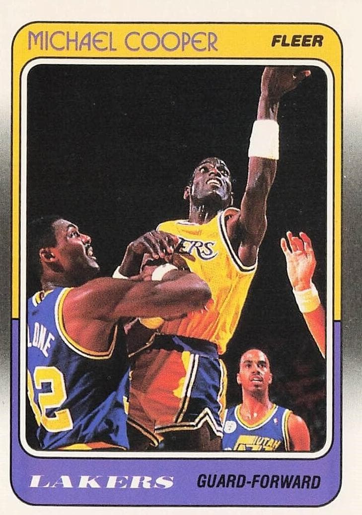 Michael Cooper trading card