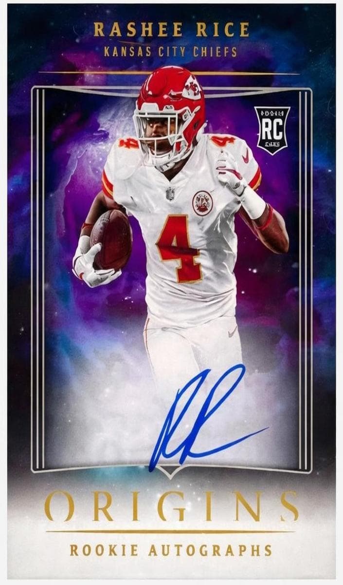 Rashee Rice 2023 panini Origins Rookie Autographs