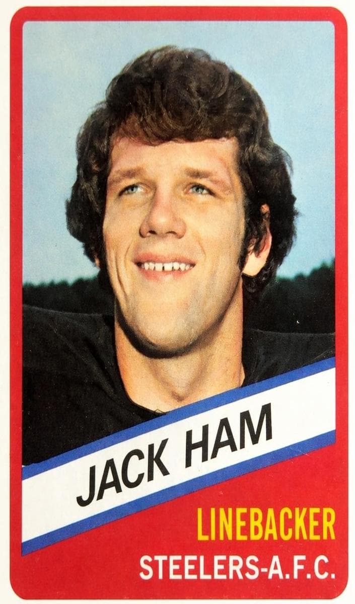 Jack Ham 1976 topps Wonder Bread