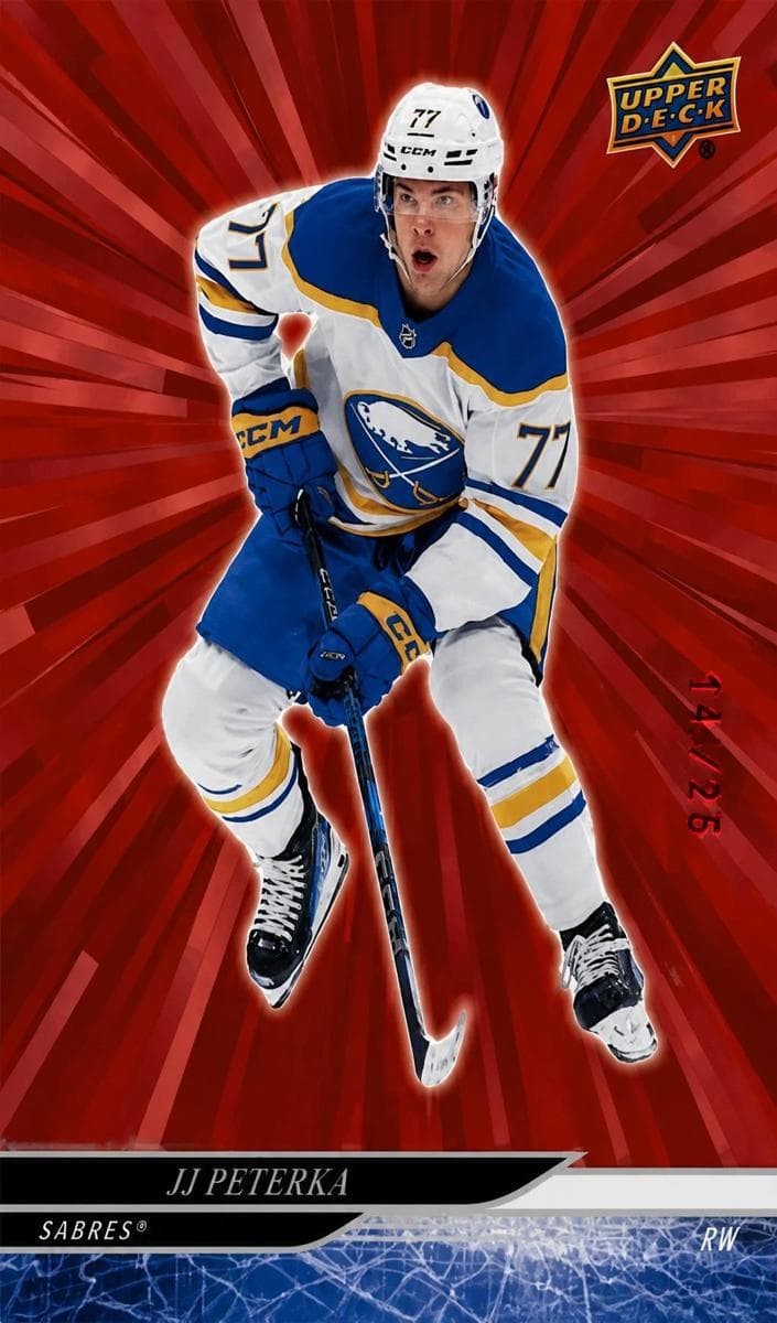 JJ Peterka trading card