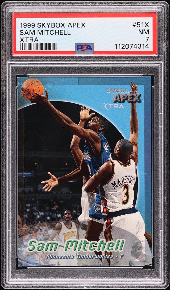 Sam Mitchell 1999 skybox Apex