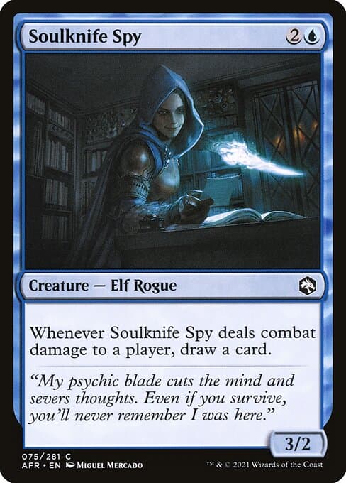 Soulknife Spy 2021 Magic: The Gathering Adventures in the Forgotten Realms