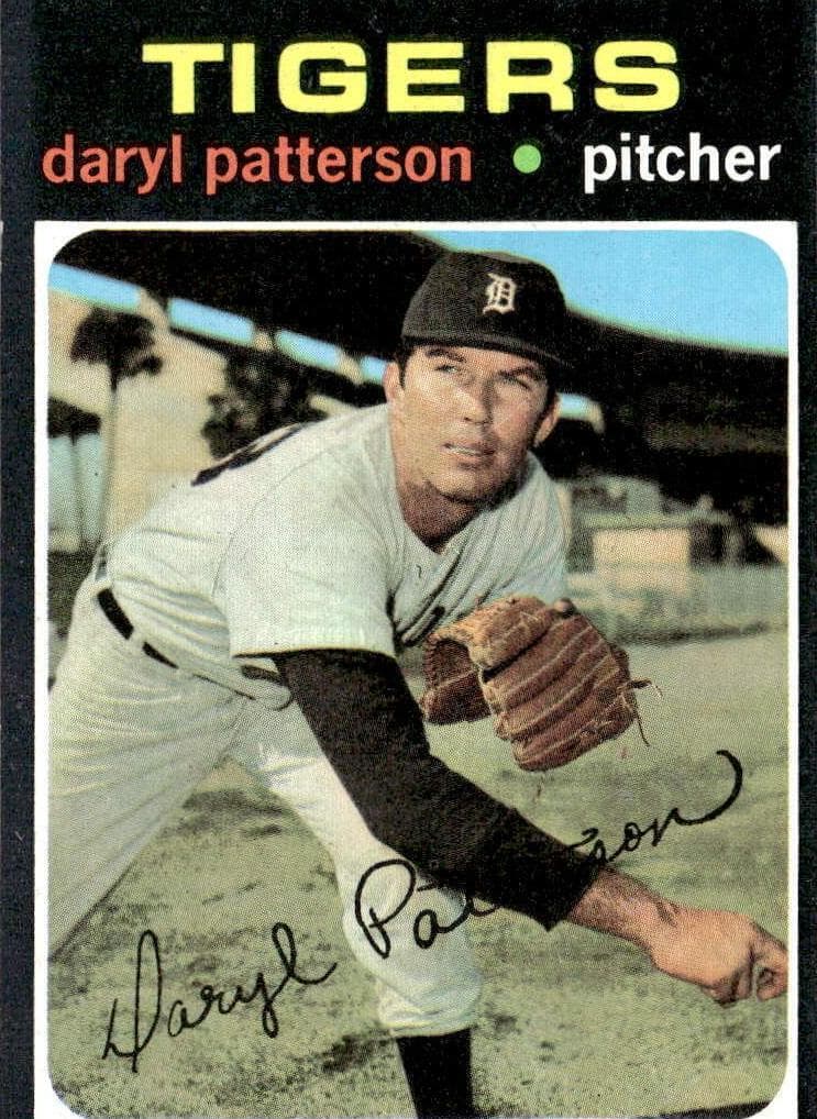 Daryl Patterson 1971 topps Topps