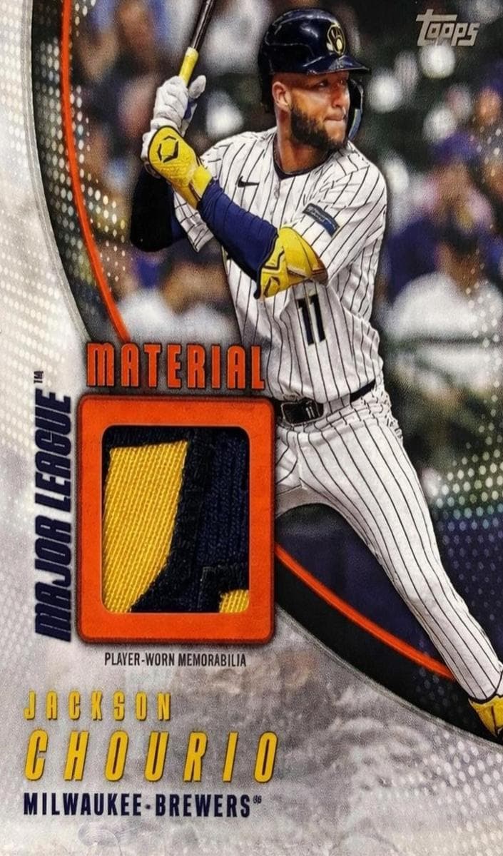 Jackson Chourio 2025 topps Topps