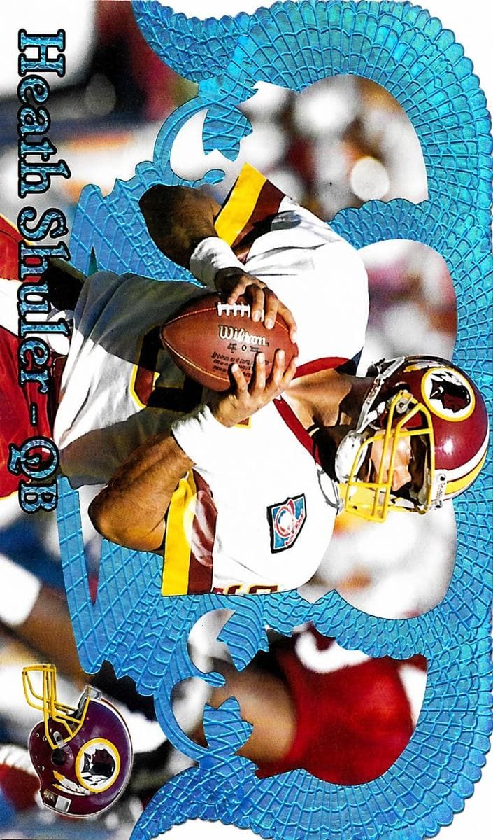 Heath Shuler 1995 unknown Pacific Crown Royale Football Blue Holofoil