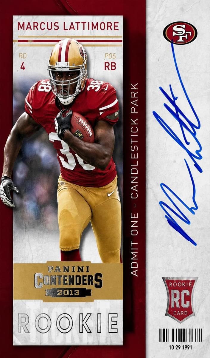 Marcus Lattimore trading card