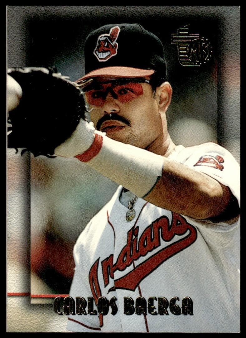 Carlos Baerga 1995 topps Embossed
