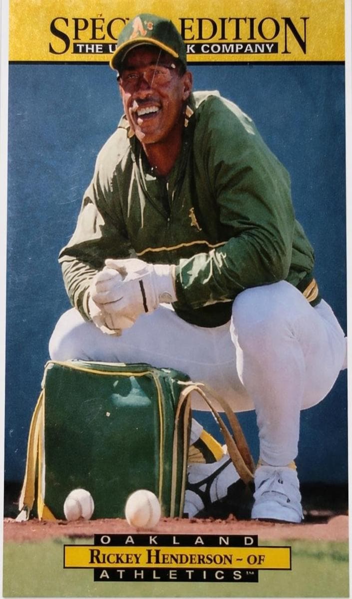 Rickey Henderson 1995 upper-deck Upper Deck