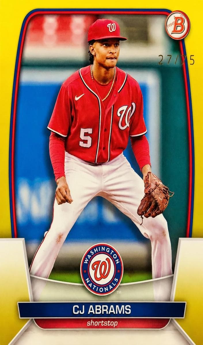CJ Abrams 2023 bowman Bowman