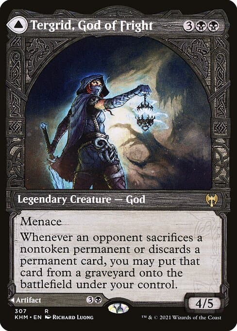 Tergrid, God of Fright & Tergrid's Lantern 2021 Magic: The Gathering Kaldheim Showcase