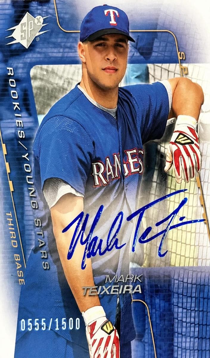 Mark Teixeira 2001 upper-deck Upper Deck Rookie Update