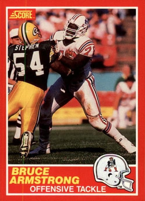 Bruce Armstrong trading card