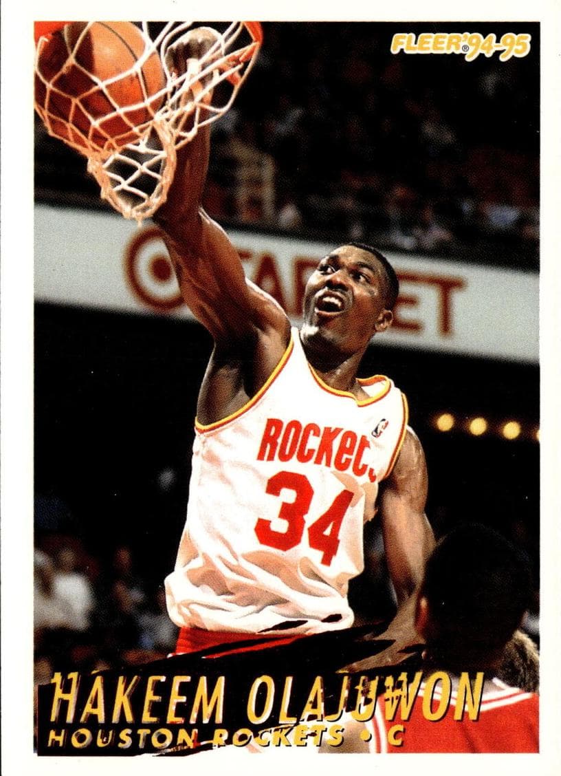 Hakeem Olajuwon 1994 fleer Fleer