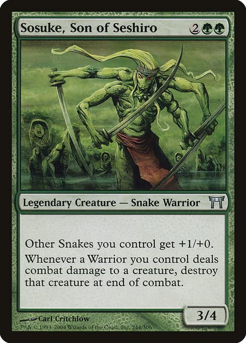 Sosuke, Son of Seshiro 2020 Magic: The Gathering The List Reprints Foil