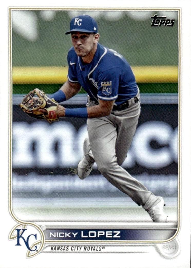 Nicky Lopez trading card