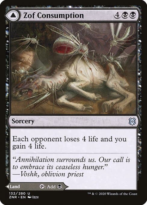 Zof Consumption & Zof Bloodbog 2020 Magic: The Gathering Zendikar Rising