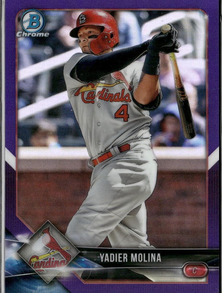 Yadier Molina 2018 bowman Bowman Chrome
