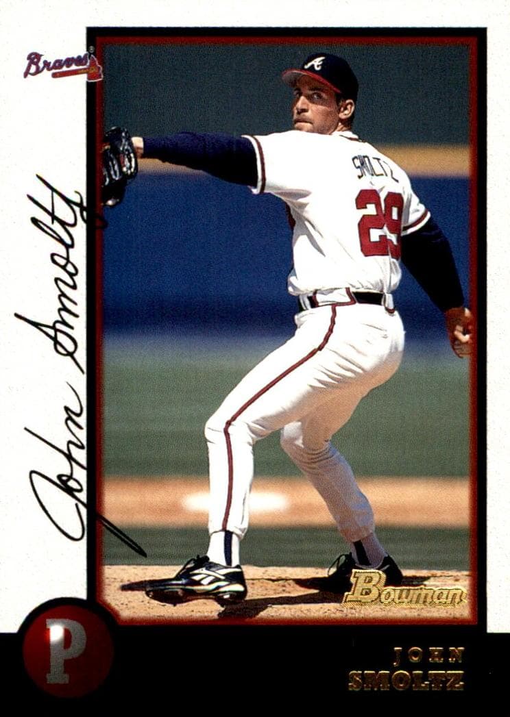 John Smoltz 1998 bowman Bowman Chrome