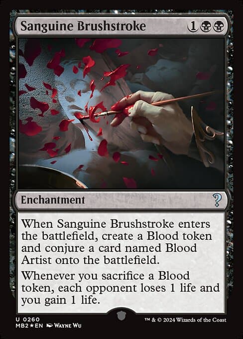 Sanguine Brushstroke #260