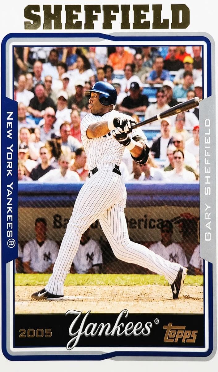 Gary Sheffield 2005 topps Topps