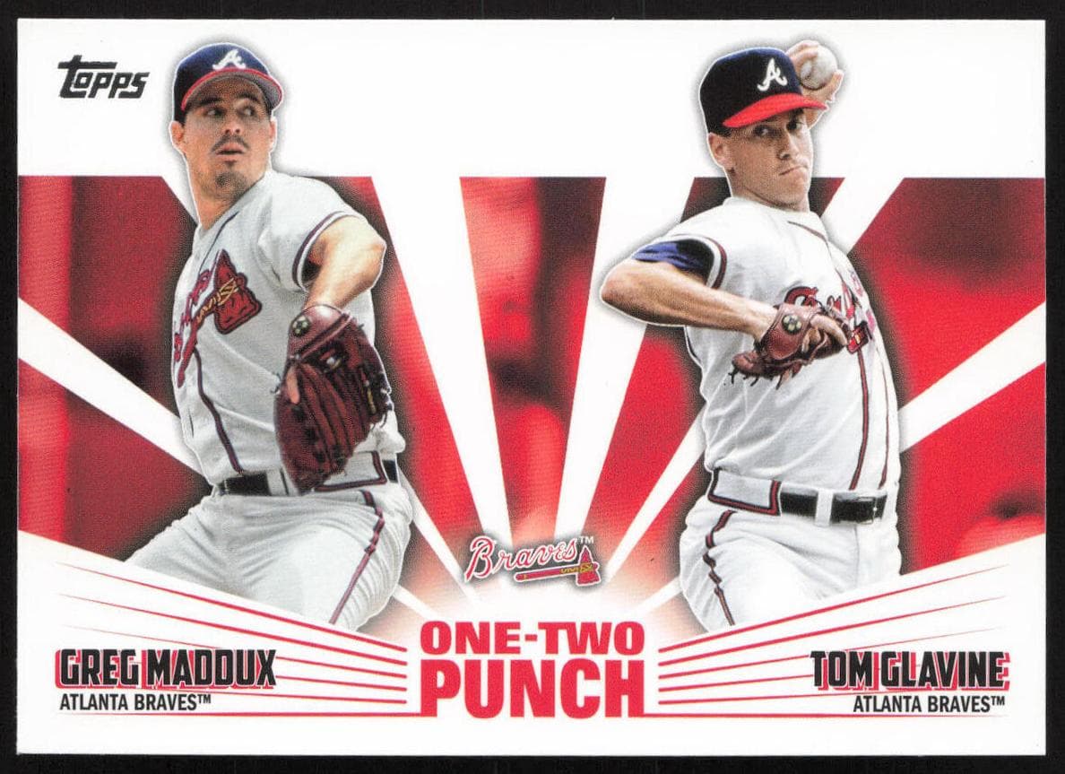 Greg Maddux / Tom Glavine trading card